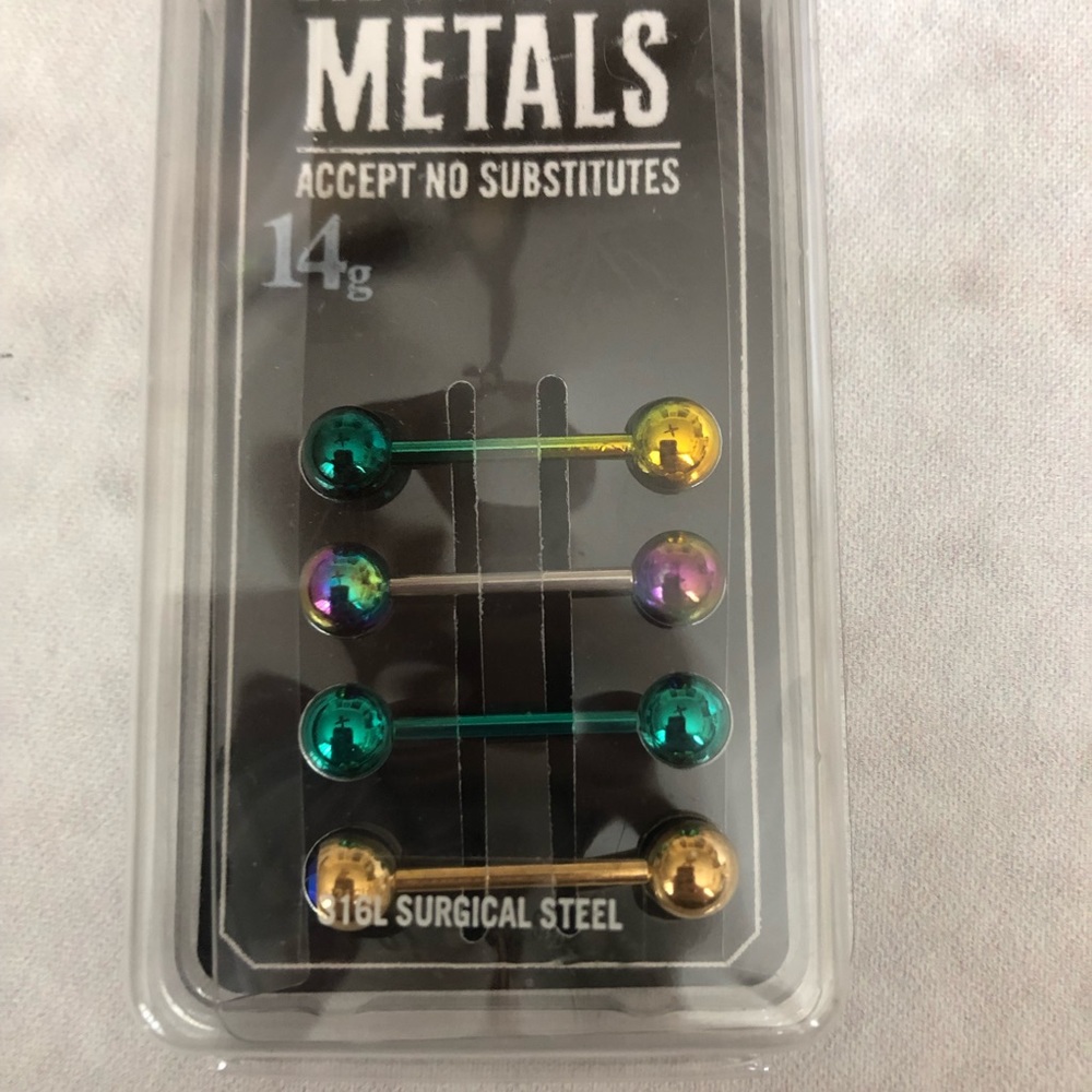 Surgical steel morbid metal piercing